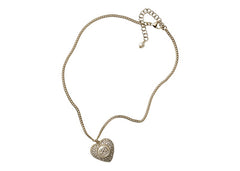 Chanel Metal Necklace AB9385 Gold/White