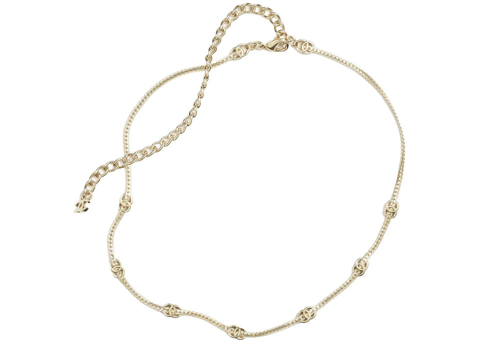 Chanel Metal Necklace Gold (ABE254 B18058 NZS80)