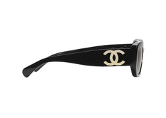 Chanel Rectangle Sunglasses Black (5493 c622/S5)