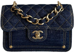 Chanel Small Denim Messenger Blue (AS4051)