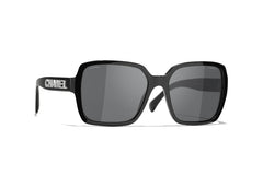 Chanel Square Sunglasses Black/Grey (5408 1026/S4)