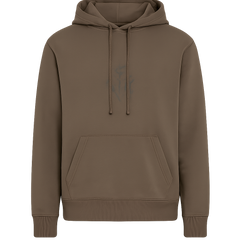 Tierra Pullover Circle Logo Hoodie Mid Brown