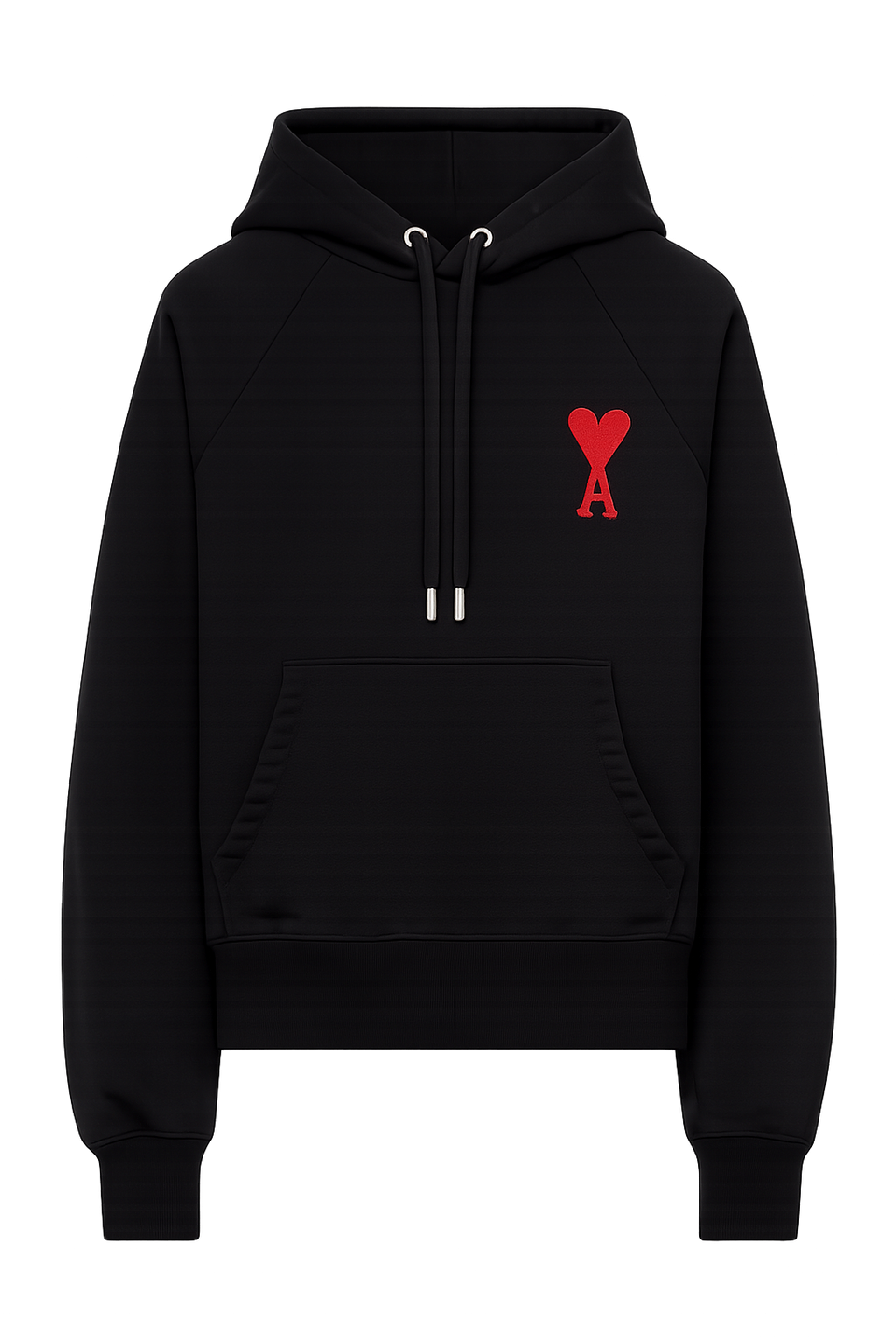 AMI Paris SSENSE Exclusive Black Ami de Cœur Hoodie