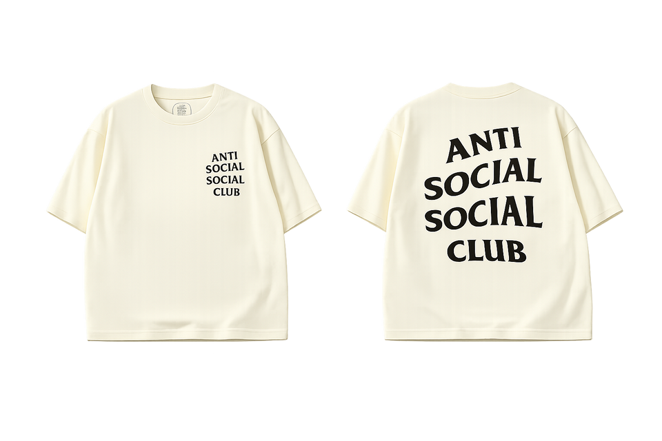 Anti Social Social Club Logo T-Shirt Off-White