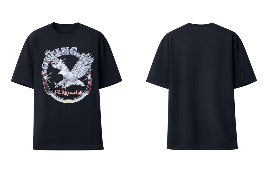Black Notting Hill Eagle T-Shirt