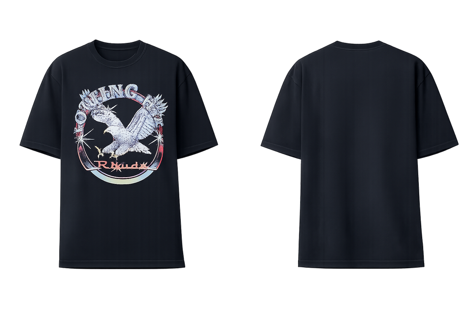 Black Notting Hill Eagle T-Shirt
