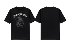 Palm Angels Statement Pencil cotton T-Shirt black