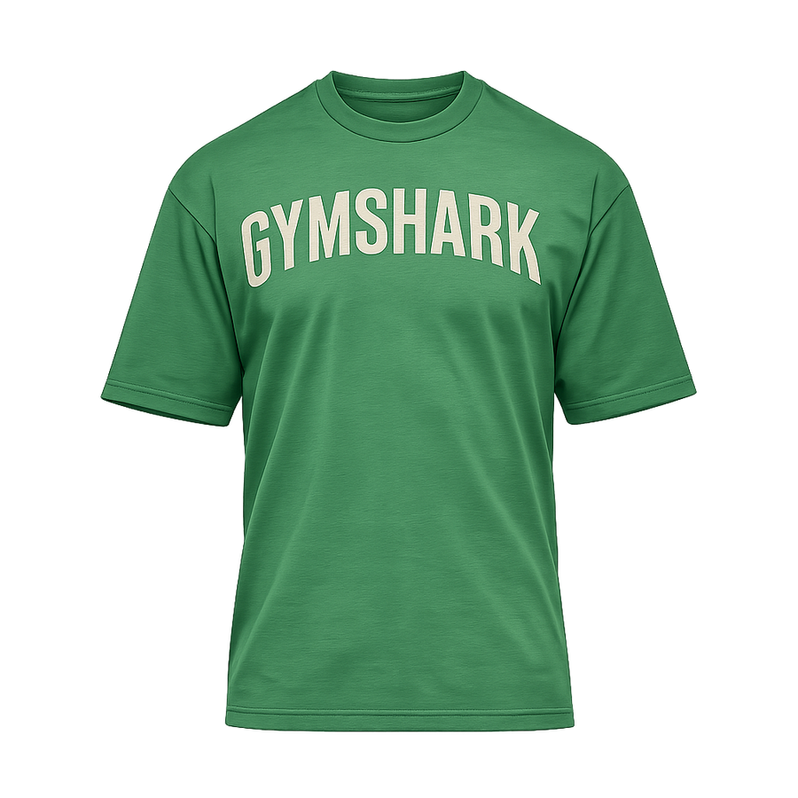 Gymshark Worn Graphic T-Shirt oversized fit Lift Green