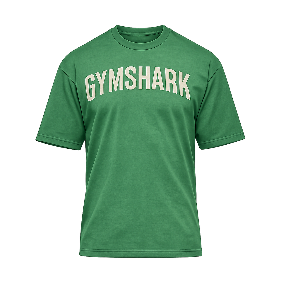 Gymshark Worn Graphic T-Shirt oversized fit Lift Green