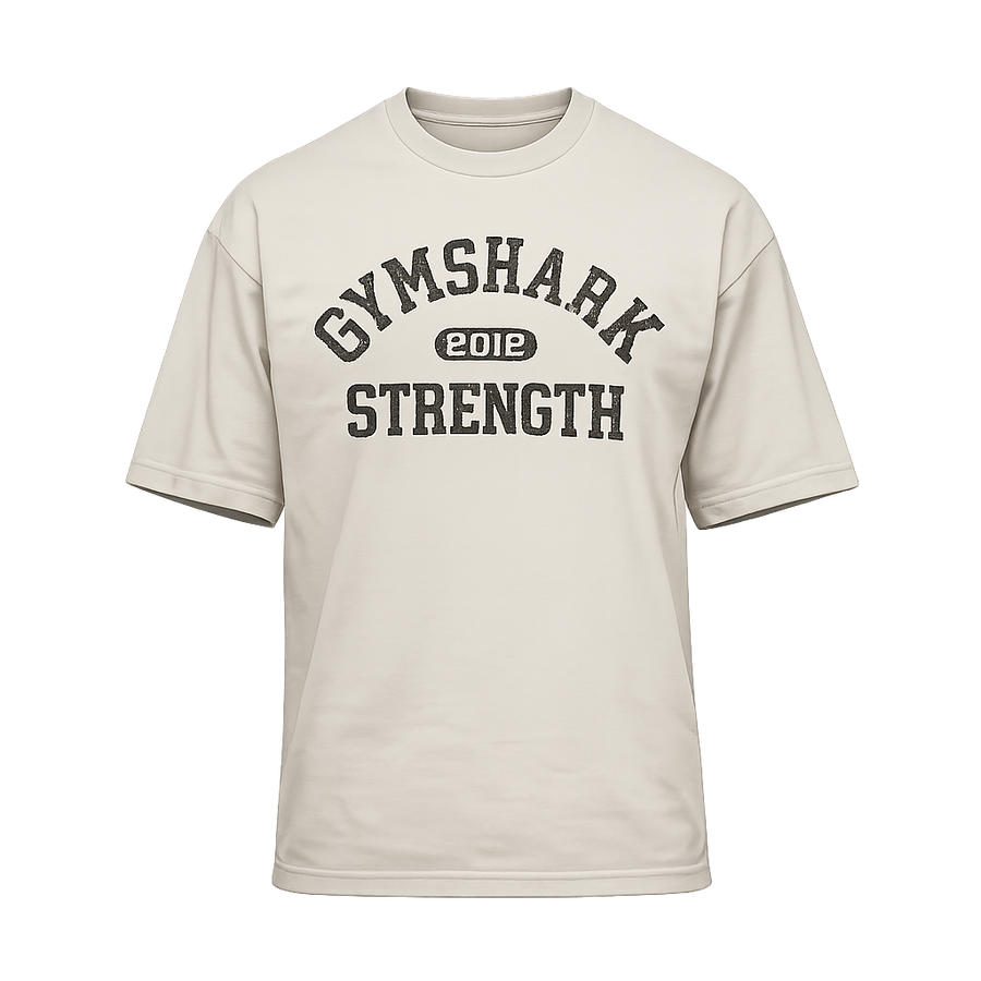 Gymshark 2012 Strength T-Shirt Pebble Grey