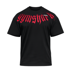 Gymshark Fade Graphic T-Shirt extreme oversized fit GS Black
