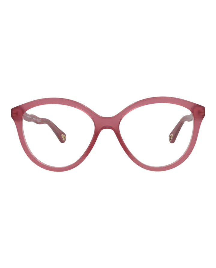 Chloe Cat Eye-Frame Bio Acetate Optical Frames Burgundy Burgundy Transparent (CH0089O-30012405-004)