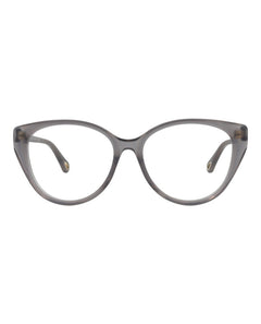 Chloe Cat Eye-Frame Bio Acetate Optical Frames Grey Grey Transparent (CH0052OA-30011513-001)