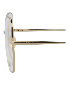 Chloe Cat Eye-Frame Metal Optical Frames Gold Gold Transparent (CH0098O-30012434-005)