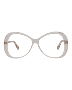 Chloe Round-Frame Bio Acetate Optical Frames Pink Pink Transparent (CH0011O-30009851-002)