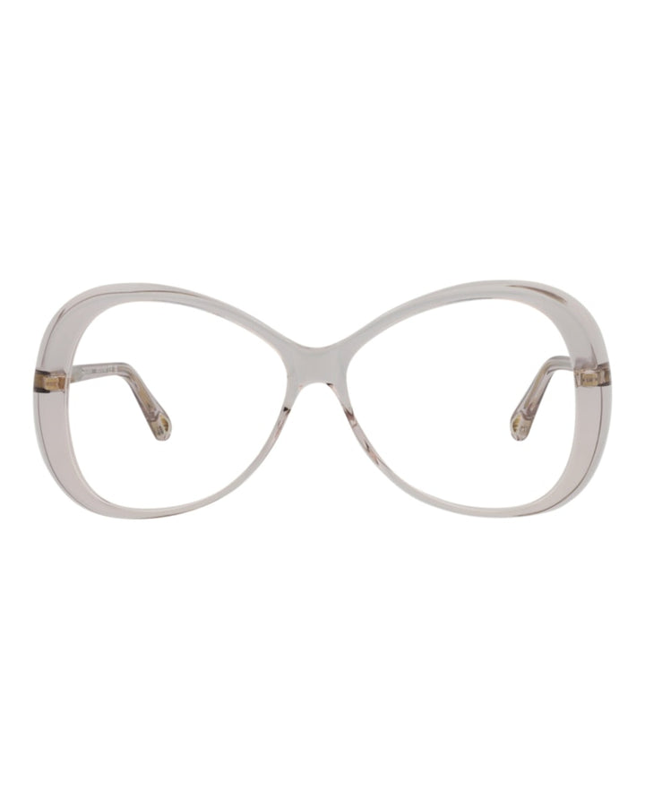 Chloe Round-Frame Bio Acetate Optical Frames Pink Pink Transparent (CH0011O-30009851-002)