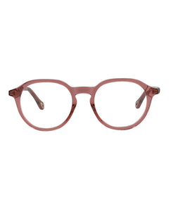 Chloe Round-Frame Bio Acetate Optical Frames Pink Pink Transparent (CH0012O-30009838-002)