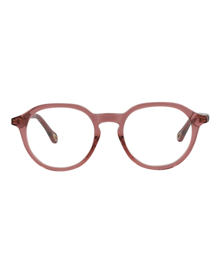 Chloe Round-Frame Bio Acetate Optical Frames Pink Pink Transparent (CH0012O-30009838-002)