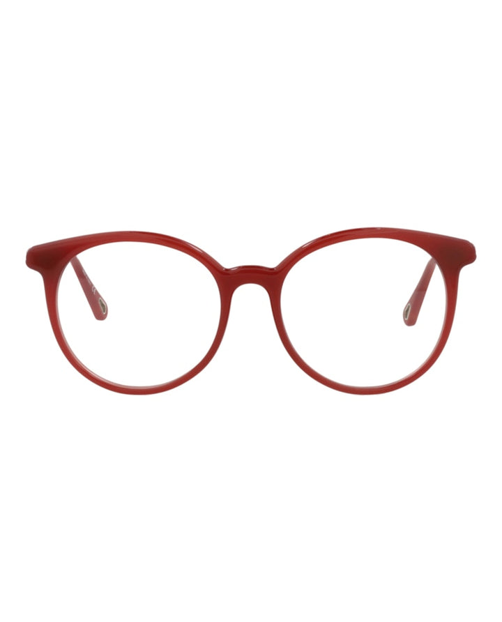 Chloe Round-Frame Bio Injection Optical Frames Orange Orange Transparent (CH0006O-30009871-008)