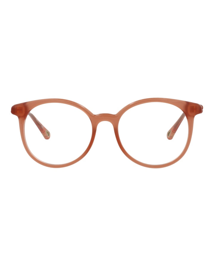 Chloe Round-Frame Bio Injection Optical Frames Pink Pink Transparent (CH0006O-30009871-001)