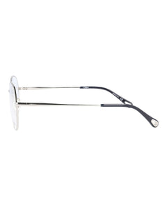 Chloe Round-Frame Metal Optical Frames Silver Silver Transparent (CH0021OA-30009911-003)