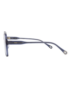 Chloe Square-Frame Bio Acetate Optical Frames Blue Blue Transparent (CH0126OA-30013655-003)