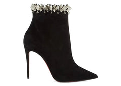 Christian Louboutin Firmamma 100 Veau Velours Black Silver (Women's)