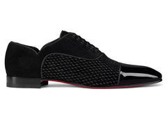 Christian Louboutin Greggy Chick Flat Oxford Shoes Black