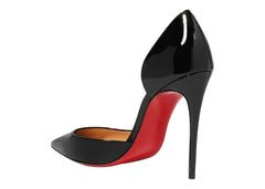 Christian Louboutin Iriza 100mm Pump Black Patent Leather