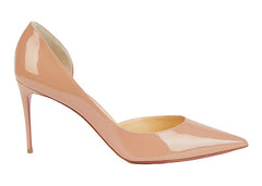 Christian Louboutin Iriza 85mm Pump Nude Patent Leather