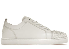 Christian Louboutin Louis Junior Spikes White
