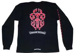 Chrome Hearts Dagger L/S T-Shirt Black/Red
