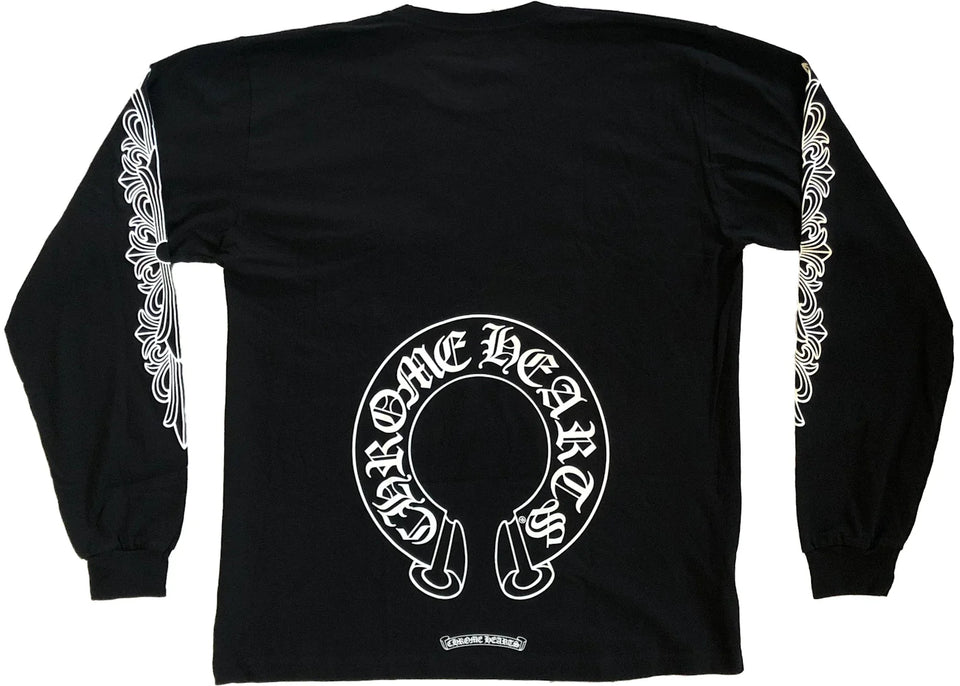 Chrome Hearts Horse Shoe L/S T-Shirt Black
