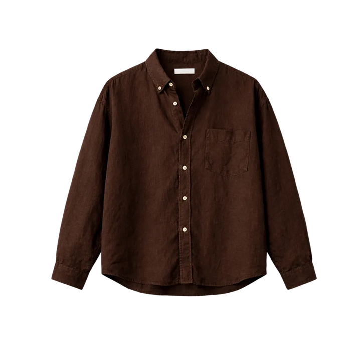 Classic Mercer Shirt – Dark Cocoa