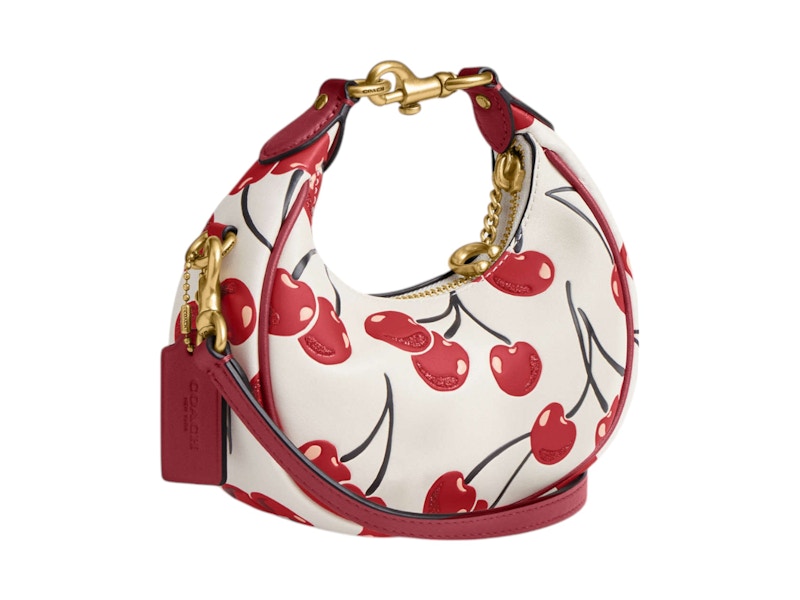 Coach Jonie Bag Cherry Print Brass/Chalk Multi