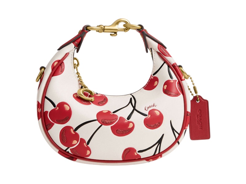 Coach Jonie Bag Cherry Print Brass/Chalk Multi