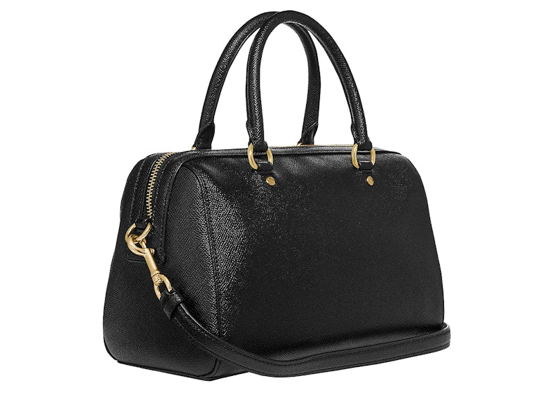 Coach Rowan Satchel Bag Medium Black