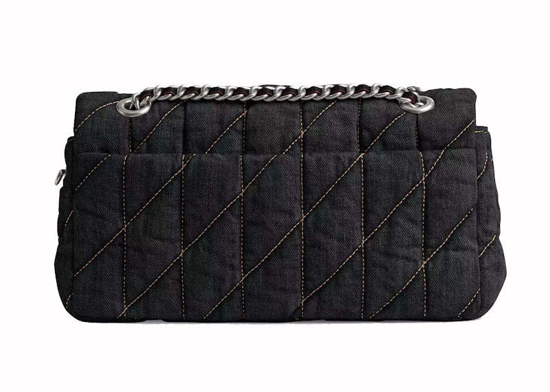 Coach Tabby Shoulder Bag 26 With Quilting Silver/Black