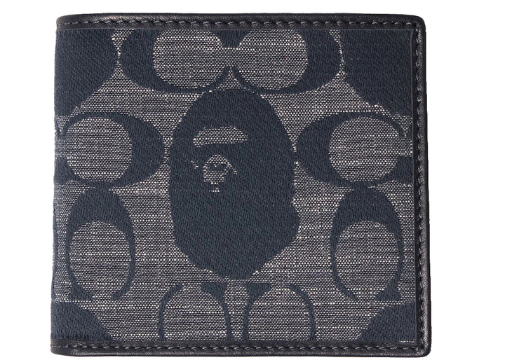 Coach x BAPE Coin Wallet Navy