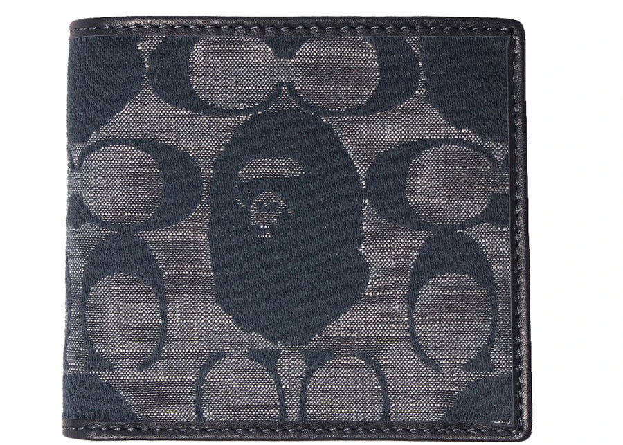 Coach x BAPE Coin Wallet Navy