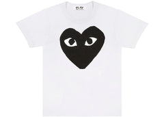 Comme Des Garcons Play Black Heart T-Shirt White