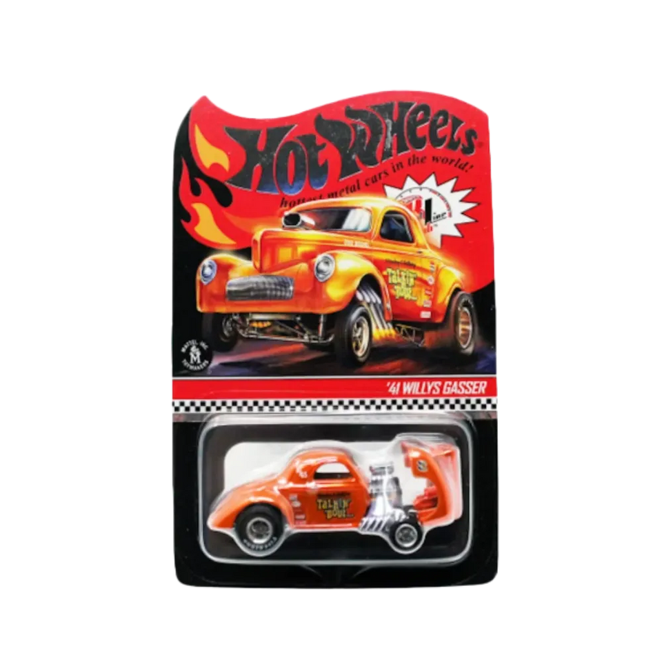Hot Wheels RLC 41 Willys Gasser Spectraflame Bright Orange
