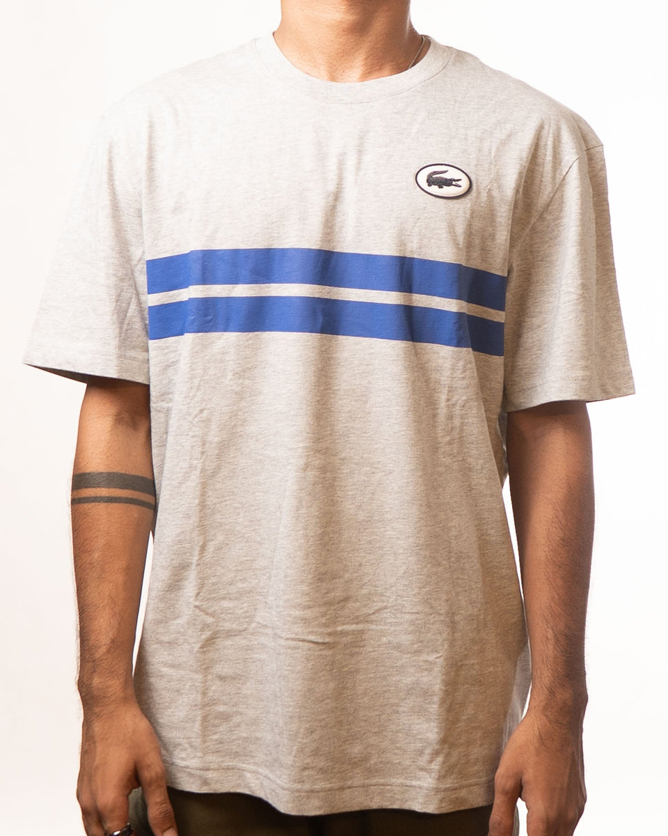 Lacoste Grey Crewneck T-Shirt (M)