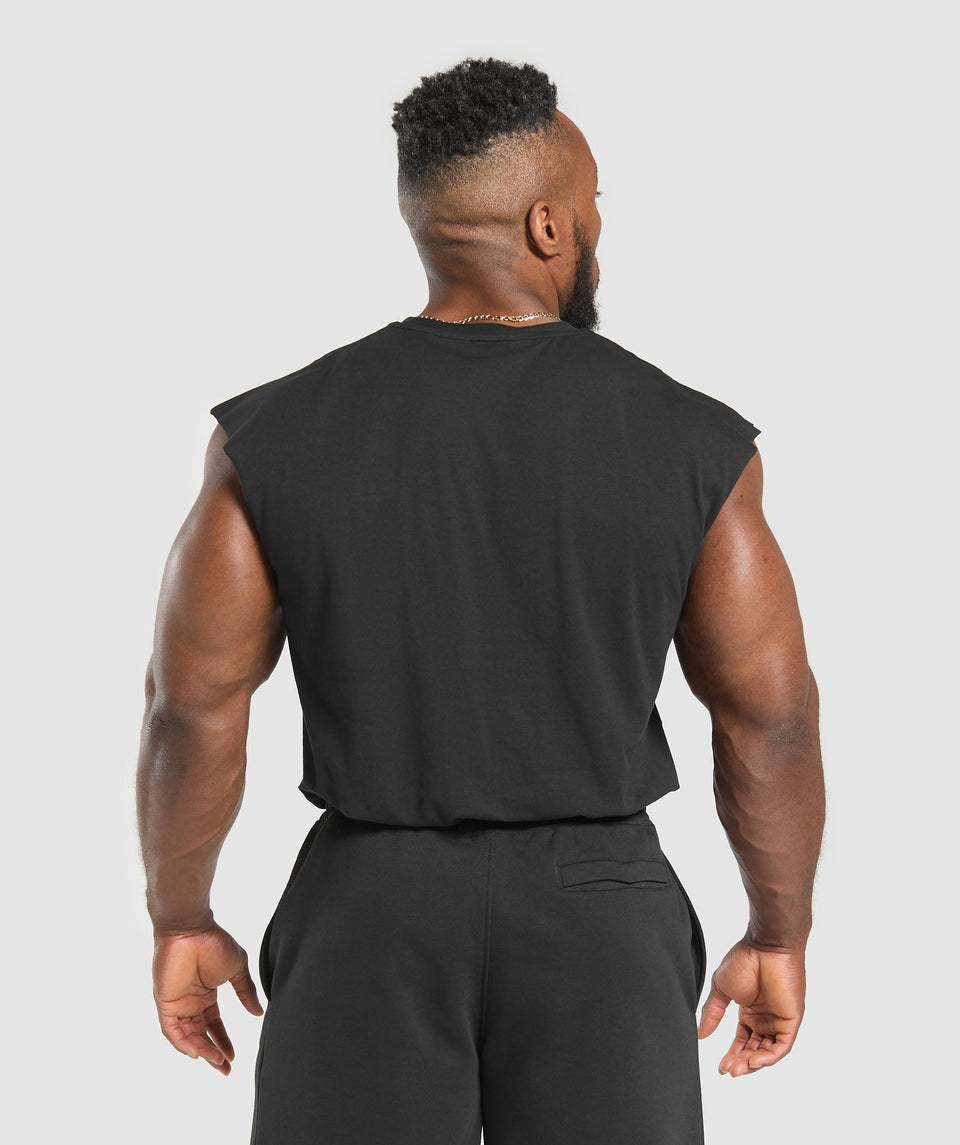 Gymshark Critical Cut Off Tank Black