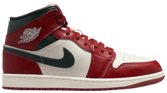 Air Jordan 1 Mid Redstone Midnight Green