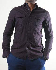 Armani Exchange Dotted Full Sleeve Shirt (S)