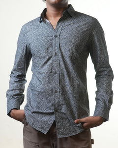 Diesel Black White Splattered Shirt (S)