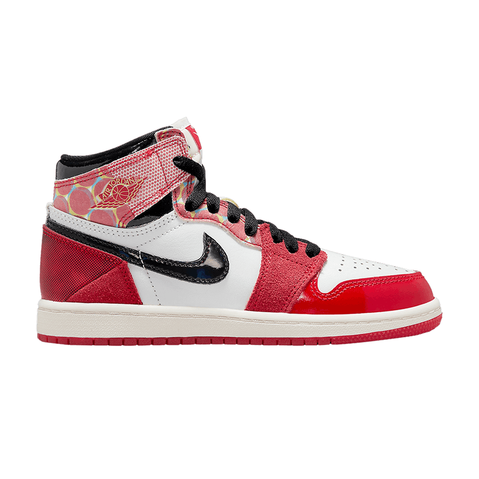 Jordan 1 Retro High OG Spider-Man Across the Spider-Verse (Pre School Kids)