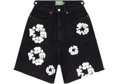 Denim Tears The Cotton Wreath Jean Shorts Black