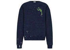 Dior x Cactus Jack Oversized Sweatshirt Navy
